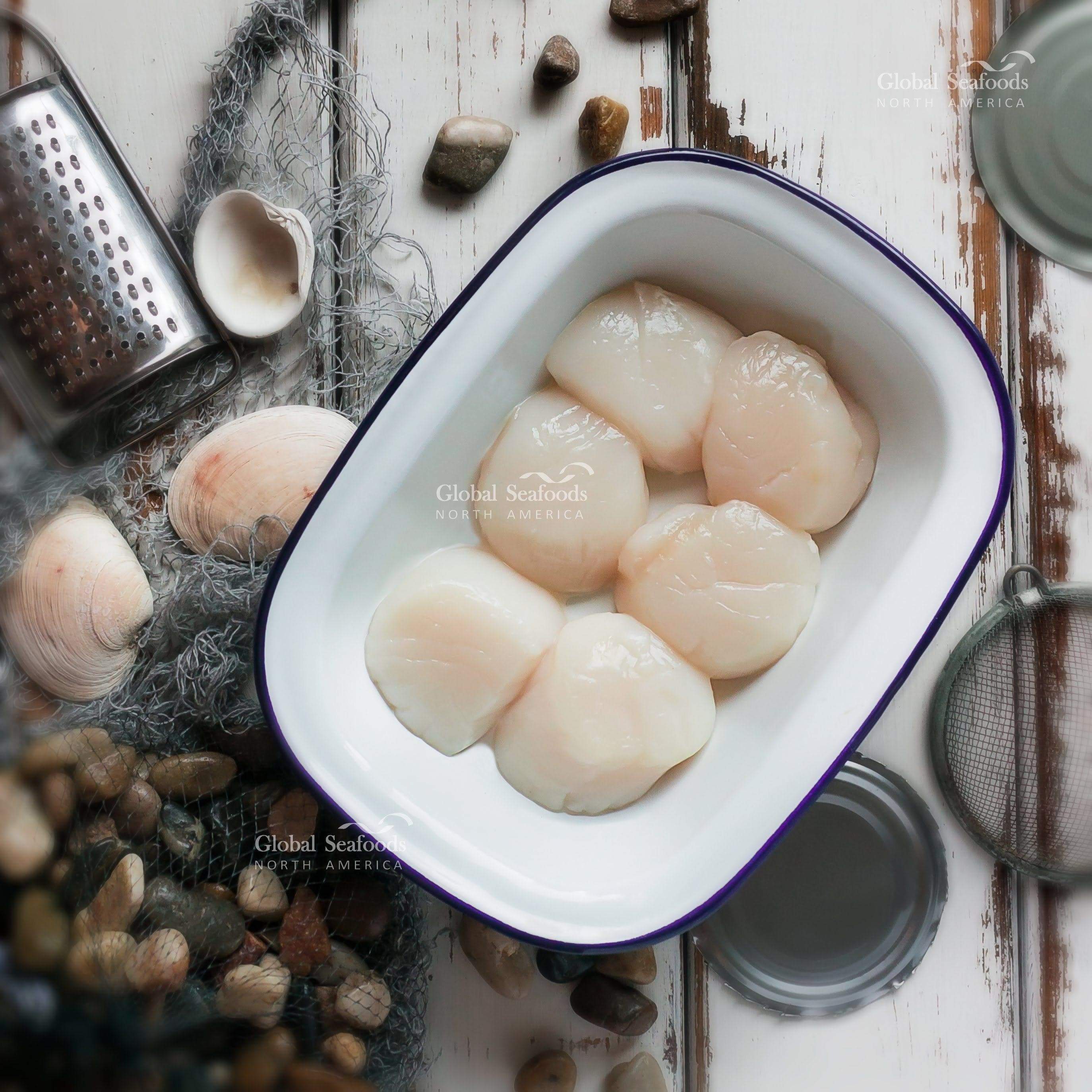 Jumbo Sea Scallops – Premium Wild-Caught Scallops | Global Seafoods - Image 3
