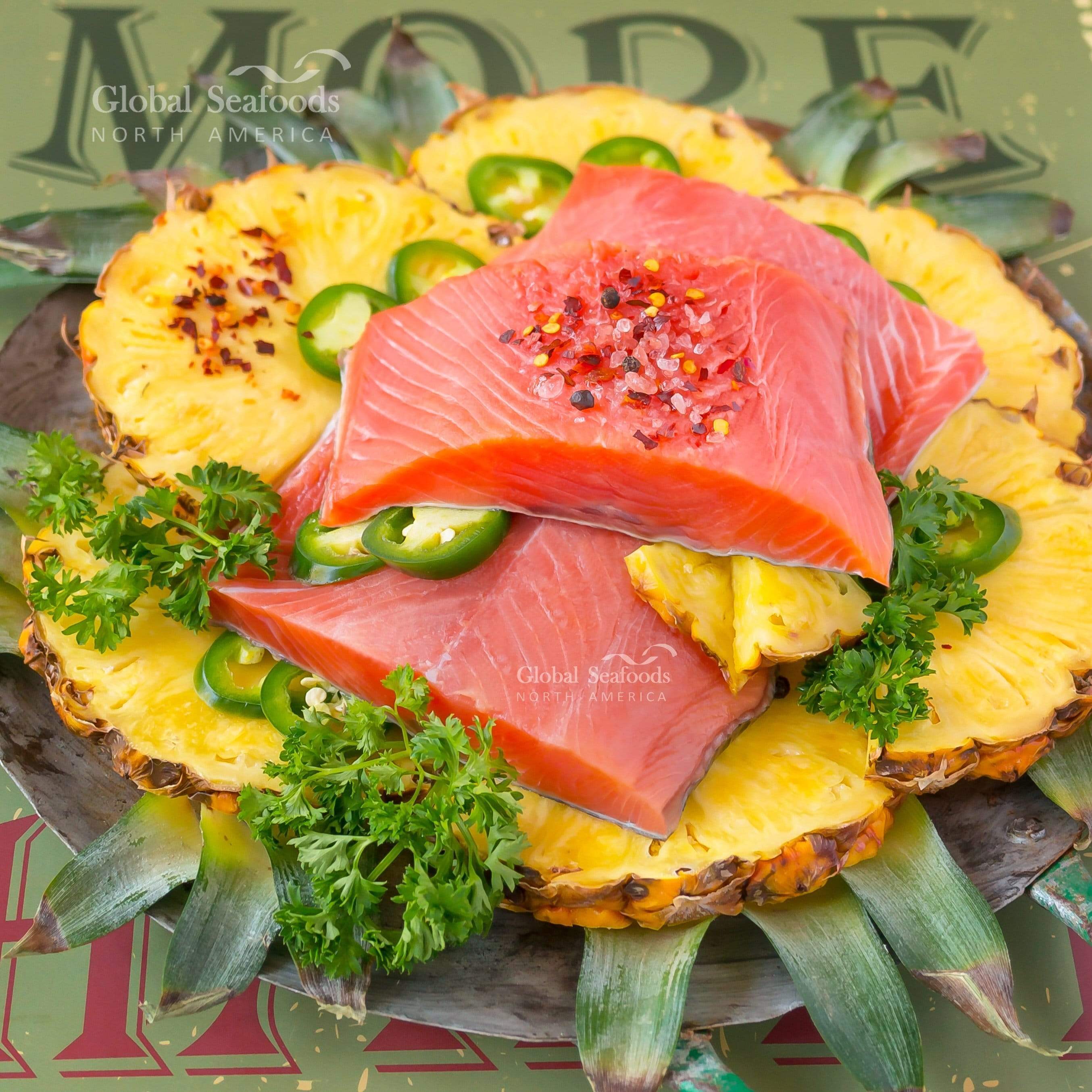 Premium King Salmon Fillets – Individually Quick Frozen, Skin-On, Bone-Out - Image 3