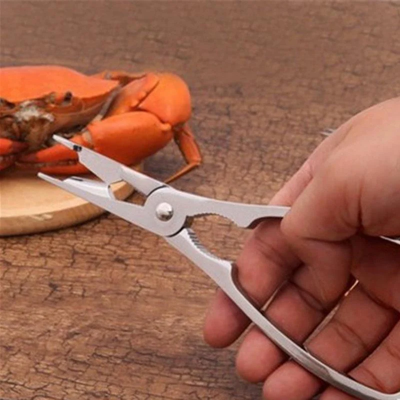 Crack and Enjoy: 3-Piece Stainless Steel Seafood Cracker & Pick Set - Image 4